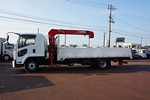 フォワード 5.1t 増トン ワイドベッド付 ユニック4段クレーン付 Rエアサス 240ps 未使用車