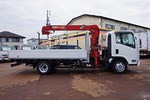 エルフ 3t 4WD FFL ワイド超ロング アルミブロック ユニック4段クレーン付