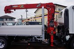 エルフ 3t 4WD FFL ワイド超ロング アルミブロック ユニック4段クレーン付