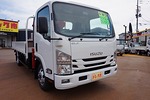 【年次点検済】エルフ (2.4t) 4WD FFL ワイド超ロング ユニック4段クレーン付 要構変