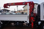【年次点検済】エルフ (2.4t) 4WD FFL ワイド超ロング ユニック4段クレーン付 要構変