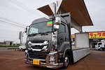 ギガ 13.4t 4軸 アルミウイング 格納ゲート付 Rエアサス 380ps