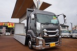 ギガ 13.4t 4軸 アルミウイング 格納ゲート付 Rエアサス 380ps