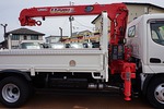 【年次点検済】デュトロ 3t 高床 標準ロング ユニック4段クレーン付