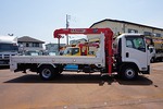【年次点検済】フォワード 4.7t 増トン 標準ベッドレス ユニック4段セルフクレーン付 240ps