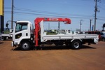 【年次点検済】フォワード 4.7t 増トン 標準ベッドレス ユニック4段セルフクレーン付 240ps