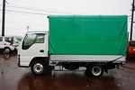 エルフ 1.25t 4WD FL Wタイヤ 手動幌ウイング