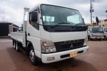 キャンター 4.15t 3軸 超低床 ワイドロング 平ボディ Rエアサス