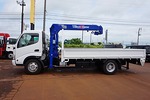 デュトロ 3.5t 高床 ワイド超ロング タダノ4段セルフクレーン付