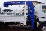デュトロ 3.5t 高床 ワイド超ロング タダノ4段セルフクレーン付