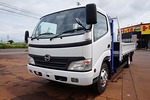 デュトロ 3.5t 高床 ワイド超ロング タダノ4段セルフクレーン付