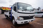 デュトロ 3.5t 高床 ワイド超ロング タダノ4段セルフクレーン付