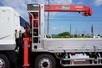 【年次点検済】スーパーグレート 12.3t 4軸 アルミブロック ユニック4段クレーン付 Rエアサス 380ps