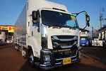 ギガ 13.2t 4軸 アルミウイング 格納ゲート付 Rエアサス 380ps