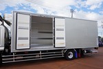 フォワード 4.75t 増トン ワイドベッド付 低温冷凍車 格納ゲート付 Rエアサス 240ps