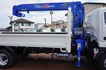 【年次点検済】デュトロ 3.5t 高床 ワイド超ロング タダノ4段クレーン付