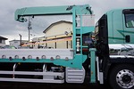 【年次点検済】ギガ 12.3t 3軸 2デフ アルミブロック タダノ4段クレーン付 Rエアサス 380ps