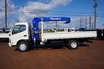 【年次点検済】デュトロ 3.5t 高床 ワイド超ロング タダノ4段クレーン付