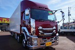 ギガ 13.4t 4軸 アルミウイング 格納ゲート付 Rエアサス 380ps