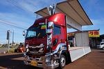 ギガ 13.4t 4軸 アルミウイング 格納ゲート付 Rエアサス 380ps