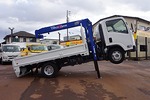 【年次点検済】エルフ 3.5t 高床 ワイドロング タダノ4段セルフクレーン付