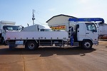 【年次点検済】ファイター 6.7t 増トン 標準ベッド付 アルミブロック タダノ4段クレーン付 270ps