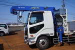 【年次点検済】ファイター 6.7t 増トン 標準ベッド付 アルミブロック タダノ4段クレーン付 270ps