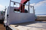 【年次点検済】ファイター 4.2t 増トン ワイドベッド付 ユニック4段クレーン付 240ps
