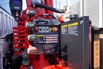 【年次点検済】ファイター 4.2t 増トン ワイドベッド付 ユニック4段クレーン付 240ps