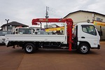 キャンター 3.1t 高床 ワイド超ロング ユニック4段セルフクレーン付 未使用車