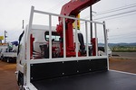 キャンター 3.1t 高床 ワイド超ロング ユニック4段セルフクレーン付 未使用車