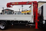 キャンター 3.1t 高床 ワイド超ロング ユニック4段セルフクレーン付 未使用車