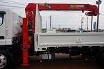 キャンター 3.1t 高床 ワイド超ロング ユニック4段セルフクレーン付 未使用車