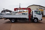 キャンター 3.3t 高床 ワイド超ロング ユニック5段クレーン付 未使用車