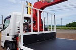 キャンター 3.3t 高床 ワイド超ロング ユニック5段クレーン付 未使用車