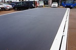 キャンター 3.3t 高床 ワイド超ロング ユニック5段クレーン付 未使用車