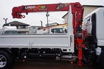 キャンター 3.3t 高床 ワイド超ロング ユニック5段クレーン付 未使用車
