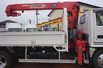 【年次点検済】エルフ 3t 高床 標準ロング ユニック4段クレーン付