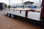 【年次点検済】フォワード 8.4t 増トン 3軸 2デフ ワイドベッド付 アルミブロック タダノ5段セルフクレーン付 300ps