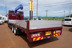 【年次点検済】フォワード 8.4t 増トン 3軸 2デフ ワイドベッド付 アルミブロック タダノ5段セルフクレーン付 300ps