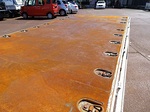 エルフ 3.5t FFL ワイドロング 平ボディ