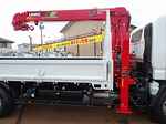 キャンター 3.1t 高床 ワイド超ロング ユニック4段セルフクレーン付 未使用車