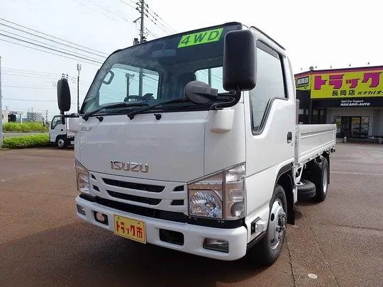 エルフ 3t 4No. 4WD FFL 平ボデー
