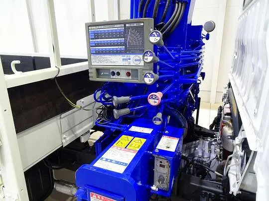 【年次点検済】デュトロ 3t 4WD FJL 標準ロング タダノ4段クレーン付