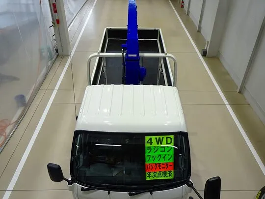 【年次点検済】デュトロ 3t 4WD FJL 標準ロング タダノ4段クレーン付