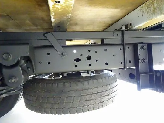 【年次点検済】デュトロ 3t 4WD FJL 標準ロング タダノ4段クレーン付