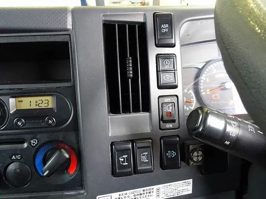 エルフ 3.85t 高床 ワイドロング タダノ4段クレーン付