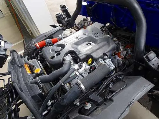 エルフ 3.85t 高床 ワイドロング タダノ4段クレーン付