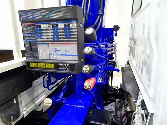 【年次点検済】デュトロ 2.85t FJL 標準セミロング タダノ4段クレーン付