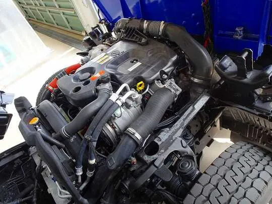 【年次点検済】エルフ 2t 4WD 高床 標準セミロング アルミブロック タダノ4段クレーン付